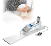 Electric CPM Rehabilitation Device for Knee & Ankle, Post-Surgery Recovery Machine for Joint Stiffness, LCD Touch Screen, 3 Speed Modes, Hip-Knee-Ankle Therapy