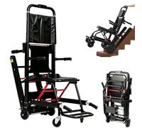 Electric Crawler Stair Climber, with 24V 13Ah Battery, Load 160kg, Stair Lift Chair for Elderly Disabled Patient and Goods Transfer(Black)