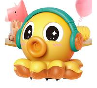 Electric Crawling Octopus Toy - Squid Dancing Toy, Animal Sprayer Humidifier with Music and Light for Bedroom, Bedside Table, Home, Kids, Nursery, Toddler, Girl, Boy, 6.5x6.1x6.1 inches