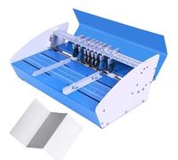 Electric Creasing Machine, 18" x 460mm, Multifunctional with Adjustable Depth and Dotted Line Feature, 3-in-1 Perforator for Paper Creasing and Perforating
