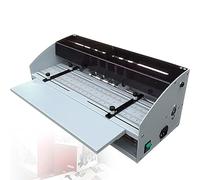 Electric Creasing Machine for Paper and Card - Heavy Duty Metal Scorer with Adjustable Depth and Positioning Ruler for Cutting, Folding, and Perforating