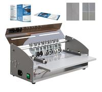 Electric Creasing Machine, Precision Perforator with Adjustable Indentation Width for Professional Files, Photos, Cards, Invitations, Tickets, and Book Covers