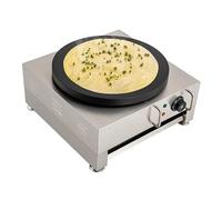 Electric Crepe Maker 16 Inch Pancake Machine with Non-Stick Coating, Adjustable Temperature & Wooden Spreader Commercial Griddle for Restaurants, Food Trucks and Home Kitchens