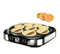 Electric Crepe Maker, Non-Stick Pancake Griddle, Foldable Design, Unlimited Temperature Control, Versatile for Eggs and Pizza, 40Cm Cooking Appliance