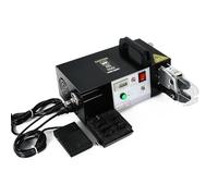 Electric Crimping Machine with Automatic Terminal Crimping, Wire Stripping, and Cutting Functions, Includes 7 Die Sets for Versatile Applications