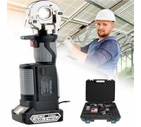 Electric Crimping Tool, Rechargeable Hydraulic Pliers, 18V 4.0Ah Stainless Steel Pipe Crimping Tool for Cable Power and Pipe Connections
