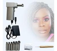 Electric Crochet Machine, Portable Handheld Braid Maker with 6 Heads and 20 Automatic Hooks for Instant Mini Braids