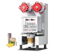 Electric Cup Sealer Machine - 350W Fully Automatic for 90/95mm Cups - Perfect for Bubble Tea, Milk Tea, Juice & Drink Sealing - 550-700 Cups/Hour Production Capacity