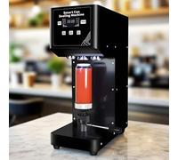 Electric Cup Sealer Machine 415W with Counter & LCD Display, Tin Can Seaming & Closing Machine, Ideal for Fruit Juice & Beer - 110V
