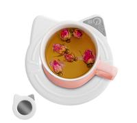 Electric Cup Warmer | Precise Temp Control Smart Auto Shut Off Milk Heater,Coffee Mug Warmer Plate - for Coco Hot Drinks Beverage Home Office Camping