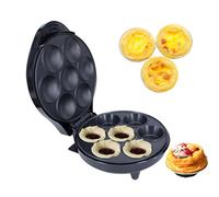 Electric Cupcake Machine - Double-Sided Heating Pie Maker with Indicator Light, Stainless Steel Non-Stick Surface for Bakery and Coffee Shop Desserts