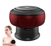 Electric Cupping, Portable Massage Device, 3.43x3.43x2.8 inches 4-in-1 Cupping Kit with Smart Suction, Silicone Cups Adjustable Pressure Massager, Home for Waist Back Shoulder