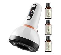 Electric Cupping, Smart Suction Cupping Massager, Vacuum Suction Cup Anti-Cellulite Beauty Body Contouring and Sculpting Machine, 9 Modes Vibration Scraping Tool for Men, Women, Neck, Thighs