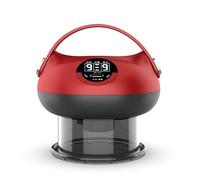 Electric Cupping Therapy with 9 Level Temperature and Suction, Smart Cupping Massage and Scraping for Neck, Shoulder, Back, Leg and Body (red)