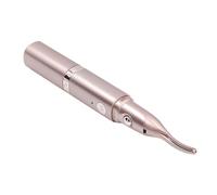 Electric Curling Eyelash Tool 2 in 1 Electric Heated Eyelash Curler with USB Charging, Quick Curling for Eyelash and Eyebrow Trimming, Ideal for Travel Home (Champagne Gold)
