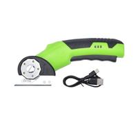 Electric Cutter for Carton, Mini Portable Box Cutter with Security Lock and LED Lighting | Portable Electric Scissors for Carpet, Garage, Leather, Industrial, Cardboard, Kitchen,