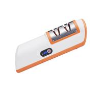 Electric Cutter Sharpener - 3 Levels Scissor Sharpener, Automatic USB Charging Sharpener - For Polishing Saw Razor Kitchen Garden Senior Adult Chef