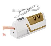 Electric Cutter Sharpener, Professional Rechargeable Tool, Kitchen Aid, Sturdy Cooking Accessory, 20x8x6cm Size, for Women Men Chef Home Kitchen Restaurant Shears Reliable Use