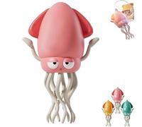 Electric Dancing Crawling Octopus Toy, Electronic Crazy Crawling Auto-Dance Octopus Tentacle Explorer, Magical Swing Octopus Toys, Wiggly Wonder Octopus with LED Lights & Music(Pink Fishing rod)