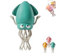 Electric Dancing Crawling Octopus Toy, Electronic Crazy Crawling Auto-Dance Octopus Tentacle Explorer, Magical Swing Octopus Toys, Wiggly Wonder Octopus with LED Lights & Music(Green Fishing rod)