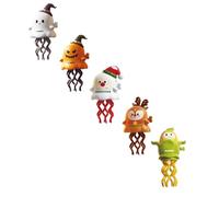 Electric Dancing Halloween Baby Toy, Automatic Evasion Toy with Led Light and Music, Interactive Entertainment for Baby Sensory Development Birthday Gifts