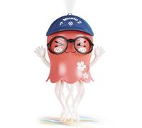 Electric Dancing Octopus - Crawling Robot Toy with Lights, Music and Spray Feature | Smart Obstacle Avoidance Interactive Fun for Children Boys Girls 3+ Birthday Home School Travel Beach Play Size 11.