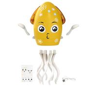 Electric Dancing Octopus Toy | 20cm Electric Crawling Automatic Obstacle | 155g Dancing Toy | Interactive Light & Music Robot with USB Charging, ABS Build, Perfect for ' Learning & Playtime