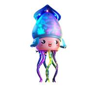 Electric Dancing Octopus Toy - ABS 10.5x10x27cm | Musical Light Up Crawling Toy With LED Colorful Lights Automatic Obstacle Avoidance Animated Dancing Animal Toŷ Battery Operated Kids Interactive Sens