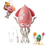 Electric Dancing Octopus Toy, Electric Auto-Avoid Octopus Toys, Crazy 8-Leg Action Octopus, with LED Lights & Music, Smart Obstacle Avoidance (Pink)