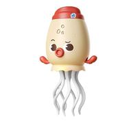 Electric Dancing Octopus Toy, Interactive Musical Robot, 4.33x3.23x7.87 Inches Automatic Obstacle Avoidance, USB Rechargeable Design for Toddler Play, Parent-Child Interaction