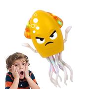 Electric Dancing Octopus Toy | USB Rechargeable Obstacle Avoidance | Funny Crawling LED Sound Squid | Creative Sensory Light-Up Toys | Slow Stretchy Octopuss | Gift for Kids Playtime Fun