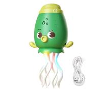 Electric Dancing Octopus Toy, With LED Colorful Lights and Music, Crawling Automatic Obstacle Avoidance Octopus Sensor Toy, USB Rechargeable Robot Toys, Interactive Toys for Kids & Pets (Green)