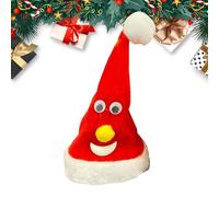 Electric Dancing Santa Hat-15cm Swing Novelty Funny Moving Holiday Cap | Animated Decoration for Bedroom, Living Room, Office, School, Apartment, Dormitory, Classroom, Party, Thanksgiving Display