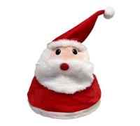 Electric Dancing Santa Hat Warm Electric Interactive Musical | Christmas Swinging Singing Hat for Winter Holiday Carnival Stage Performance Celebration Photo Booth Prop Festival