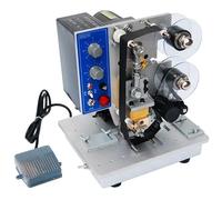 Electric Date Coder, Hot Stamp Coding Machine, Automatic Ribbon Printer with Adjustable Temperature 0-200℃ for Label Printing