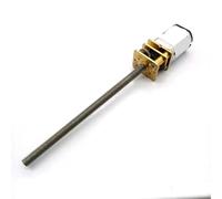 Electric DC 6V Gear Motor Reduction Geared Motor With Long M3*55MM Screw Thread Output Shaft 1Pcs(75RPM_6V)