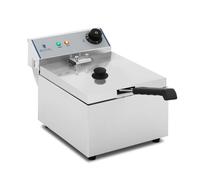 Electric Deep Fryer 1 x 10 Litres ECO - Electric Deep Fat Fryers by Royal Catering Silver