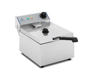 Electric Deep Fryer 1 x 10 Litres ECO - Electric Deep Fat Fryers by Royal Catering Silver