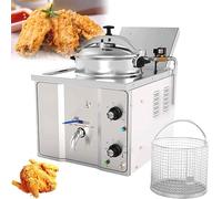 Electric Deep Fryer, 3000W Stainless Steel Pressure Fryer for Chicken | Electric Deep Fryer for Crispy Fried Chicken, 3000W High Pressure Cooker for Home Use, Perfect for Chicken and Meat Dishes