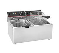 Electric Deep Fryer with Basket, Countertop Induction Oil Fryer with Temperature Control, Ideal for Home Use, 8L Capacity