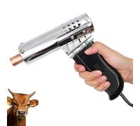 Electric Dehorner For Calf Goats, Portable Bloodless Horn Cutting Machine, High Temperature Resistant Head Dehorner, Copper Head Heating, for Baby Cattle Sheep 15-70 Days of Age