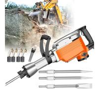 Electric Demolition Hammer Heavy-Duty Concrete Breaker for Construction Easy to Control Chisel Tool for Efficient Demolition