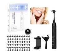 Electric Dental Flosser| Tongue Scrapper| Gum Massager and Stimulator for Adults and Kids| 60 Reuseable Floss Heads| A Better Alternative to Water Flosser