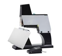 Electric Desktop Stapler - Automatic Saddle Binder with Adjustable Binding Force & Depth, High Speed, Flat Stitch Stapler with Jam Protection for Office Use