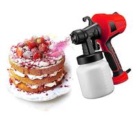 Electric Dessert Chocolate Spray Gun, 500W Paint Sprayer Cake Decorating Kit with 3 Patterns, Multifunction Baking Tool for Cake Decoration