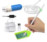 Electric Diamond Art Painting Pen,Diamond Art Pens Set,Rechargeable Vacuum Diamond Painting Pen Kits,Diamond Painting Accessories Tools with Tray&Bags&Brush,Durable and Stable (Blue)