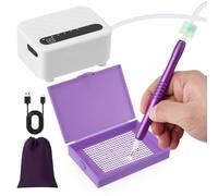 Electric Diamond Art Painting Pen,Portable Adjustable Diamond Painting Pen with Vacuum Pump Rechargeable DIY Electric Diamond Paint Pen Accessories Tools with Storage Tray for Adults and Kids