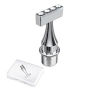 Electric Diamond Art Pen Replacement Kit, Diamond Stainless Steel Nibs DIY Diamond Painting Pen Tips, Hollow Design Multi Placer Tips 5D Diamond Painting Accessories Replacement Pen Heads (4 Beads)
