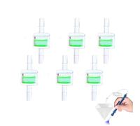 Electric Diamond Painting Pen Replacement Filter, Dustproof Filter for Vacuum Diamond Art Pen, Diamond Art Supplies (6Pcs Green+Clear)