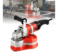 Electric Diamond Polisher and Concrete Grinder Machine with 6-Speed Control and Dust Collection Cover for Floor Grinding on Concrete, Marble, and Granite